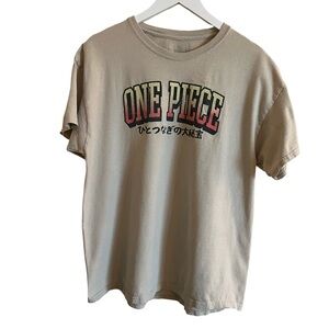 One Piece Men’s short-sleeve graphic t-shirt sand.